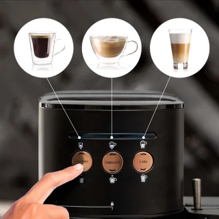 Blumill Piston Koffiemachine Zwart Rosé