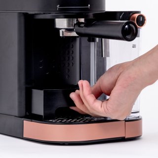 Blumill Piston Koffiemachine Zwart Rosé