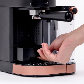 Blumill Piston Koffiemachine Zwart Rosé