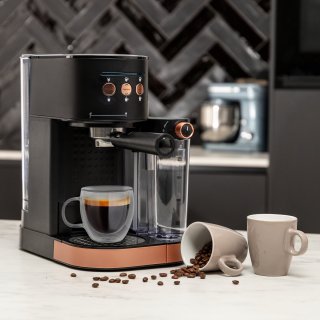 Blumill Piston Koffiemachine Zwart Rosé
