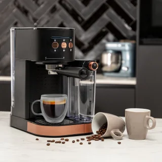 Blumill Piston Koffiemachine Zwart Rosé