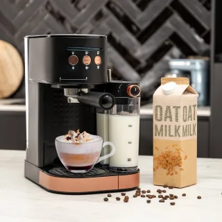 Blumill Piston Koffiemachine Zwart Rosé