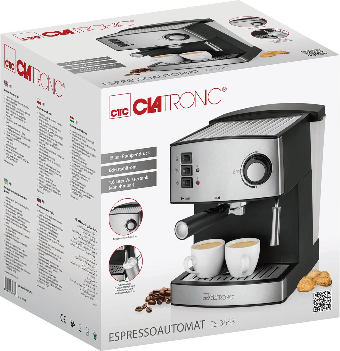 Clatronic ES 3643 Espressomachine