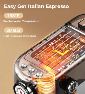 Compacte espressomachine