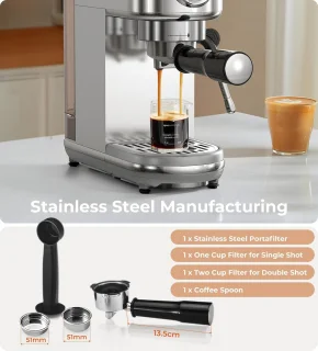 Compacte espressomachine