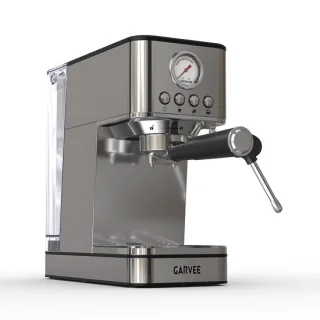 Compacte Pistonmachine RVS - Espressomachine