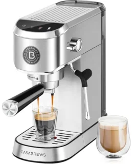 Compacte RVS Cappuccino- espressomachine