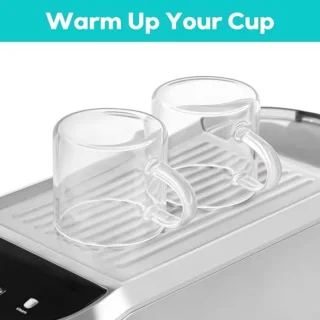 Compacte RVS Cappuccino- espressomachine
