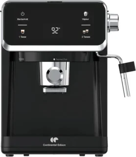 CONTINENTAL EDISON CEME19B Espressomachine Zwart