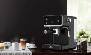 CONTINENTAL EDISON CEME19B Espressomachine Zwart