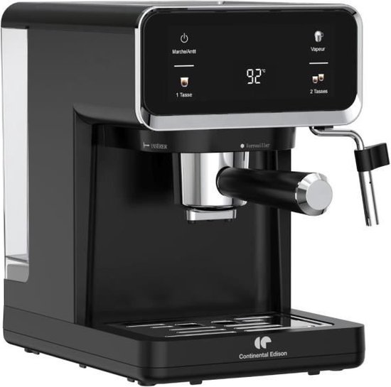 Compacte 19-bar espresso met digitaal display voor thuisbarista's