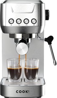 COOK-IT Espressomachine Piston RVS 1,3L