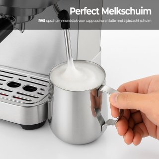 COOK-IT Espressomachine Piston RVS 1,3L
