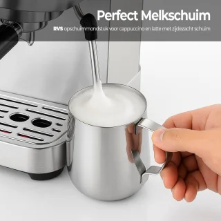 COOK-IT Espressomachine Piston RVS 1,3L