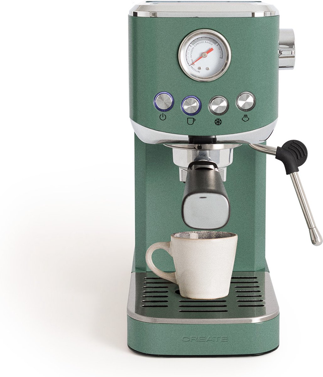 De CREATE THERA CLASSIC COMPACT Espressomachine 20 bar in één oogopslag