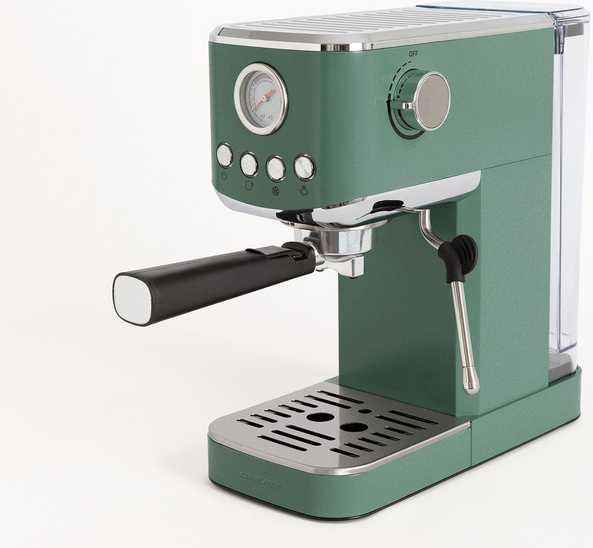 Wat vinden we goed aan de CREATE THERA CLASSIC COMPACT Espressomachine 20 bar