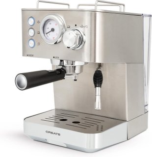CREATE THERA CLASSIC Espressomachine Zilver