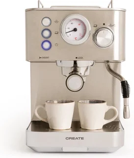 CREATE THERA CLASSIC Espressomachine Zilver