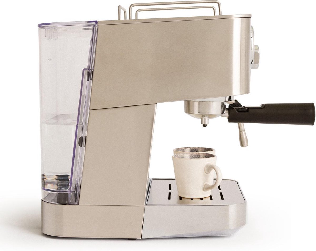 Wat vinden we goed aan de CREATE THERA CLASSIC Espressomachine Zilver