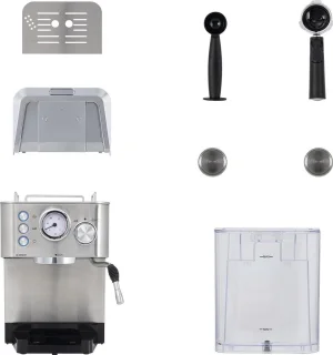 CREATE THERA CLASSIC Espressomachine Zilver