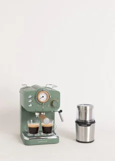 CREATE THERA RETRO koffiezetapparaat + MILL PRO molen - Salie