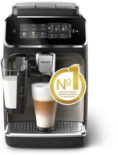 Dailygoods 3300-serie volautomatische espressomachine in zwart chroom