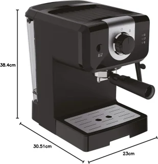DailySupplies® Espressomachine Zwart/Zilver