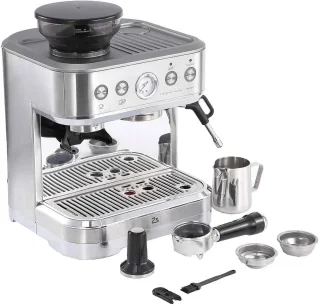 De Warenloods - RVS Piston Espressomachine