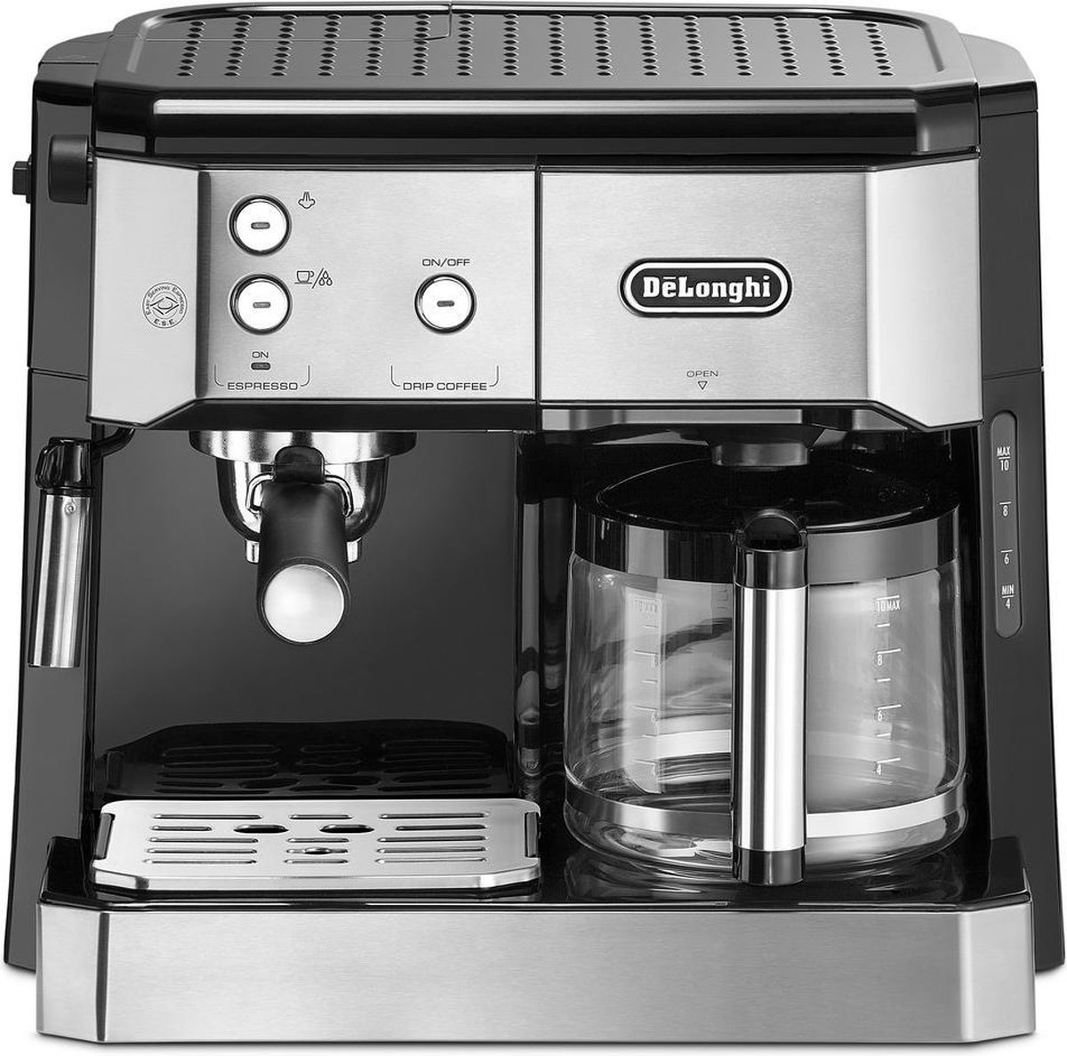 De De'Longhi BCO421.S combi espresso-koffiezetapparaat in één oogopslag