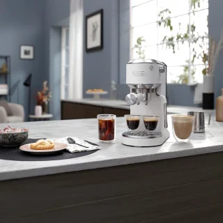 DeLonghi Dedica Duo EC890.WI Espresso Machine White