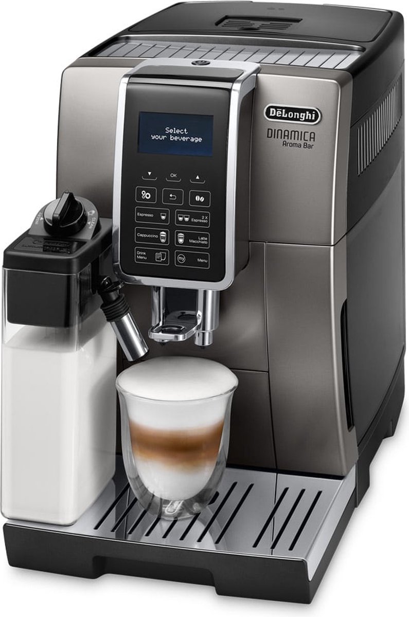 De’Longhi Dinamica Ecam Aroma Bar Volautomatische Espressomachine ECAM359.57.TB