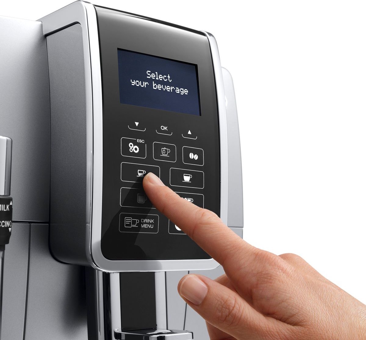 De'Longhi Dinamica ECAM350.35.SB espressomachine zilver