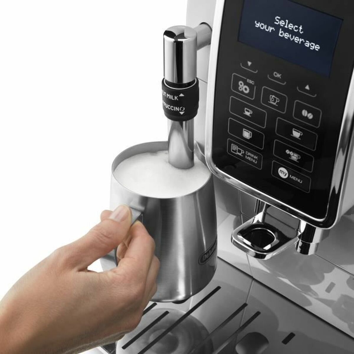 De'Longhi Dinamica ECAM350.35.SB espressomachine zilver