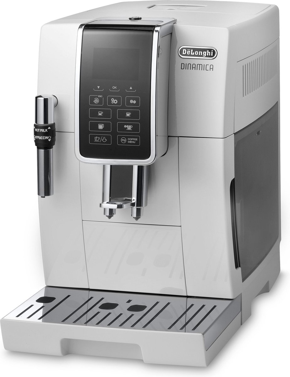 Wat vinden we goed aan de De'Longhi Dinamica ECAM350.35.W espressomachine wit