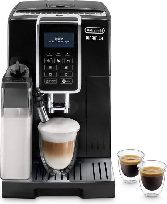 De'Longhi Dinamica ECAM350.55.B espressomachine zwart review