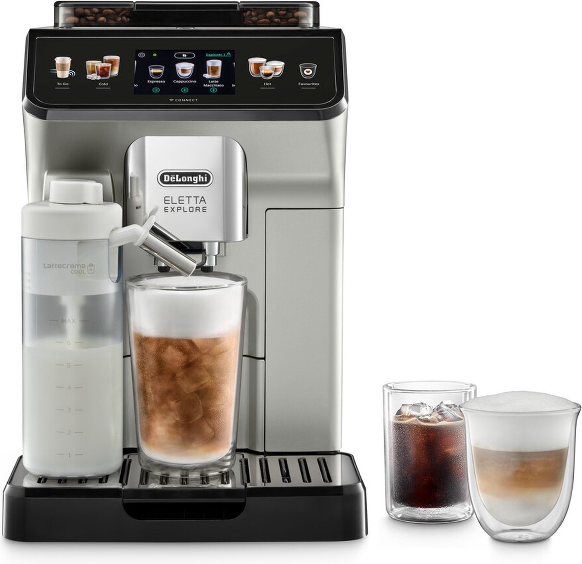De De'Longhi Eletta Explore ECAM450.65.S espressomachine Silver in één oogopslag