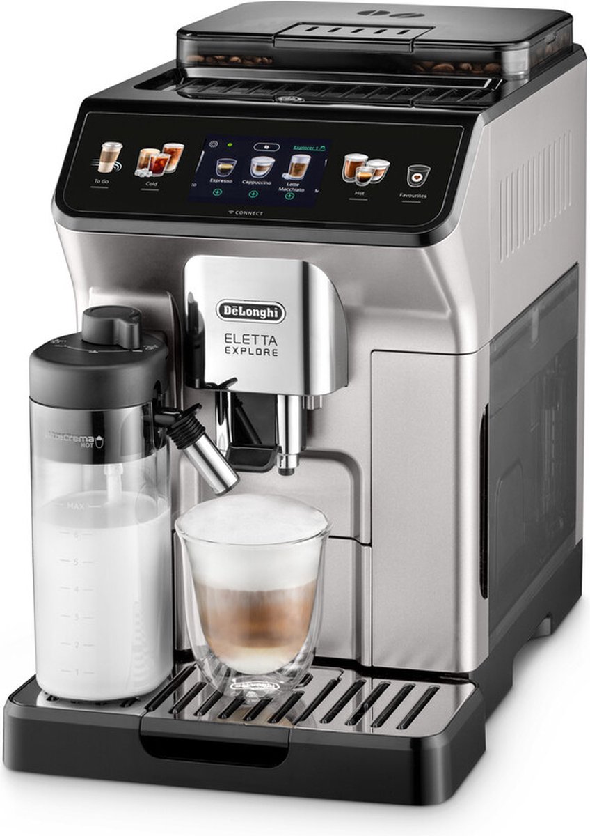 Wat vinden we goed aan de De'Longhi Eletta Explore ECAM450.65.S espressomachine Silver