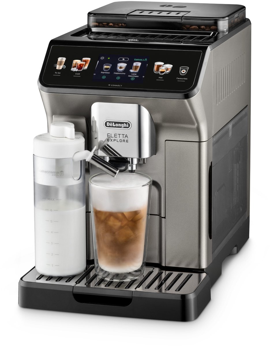 Wat vinden we goed aan de De'Longhi Eletta Explore ECAM450.86.T Espressomachine Titanium