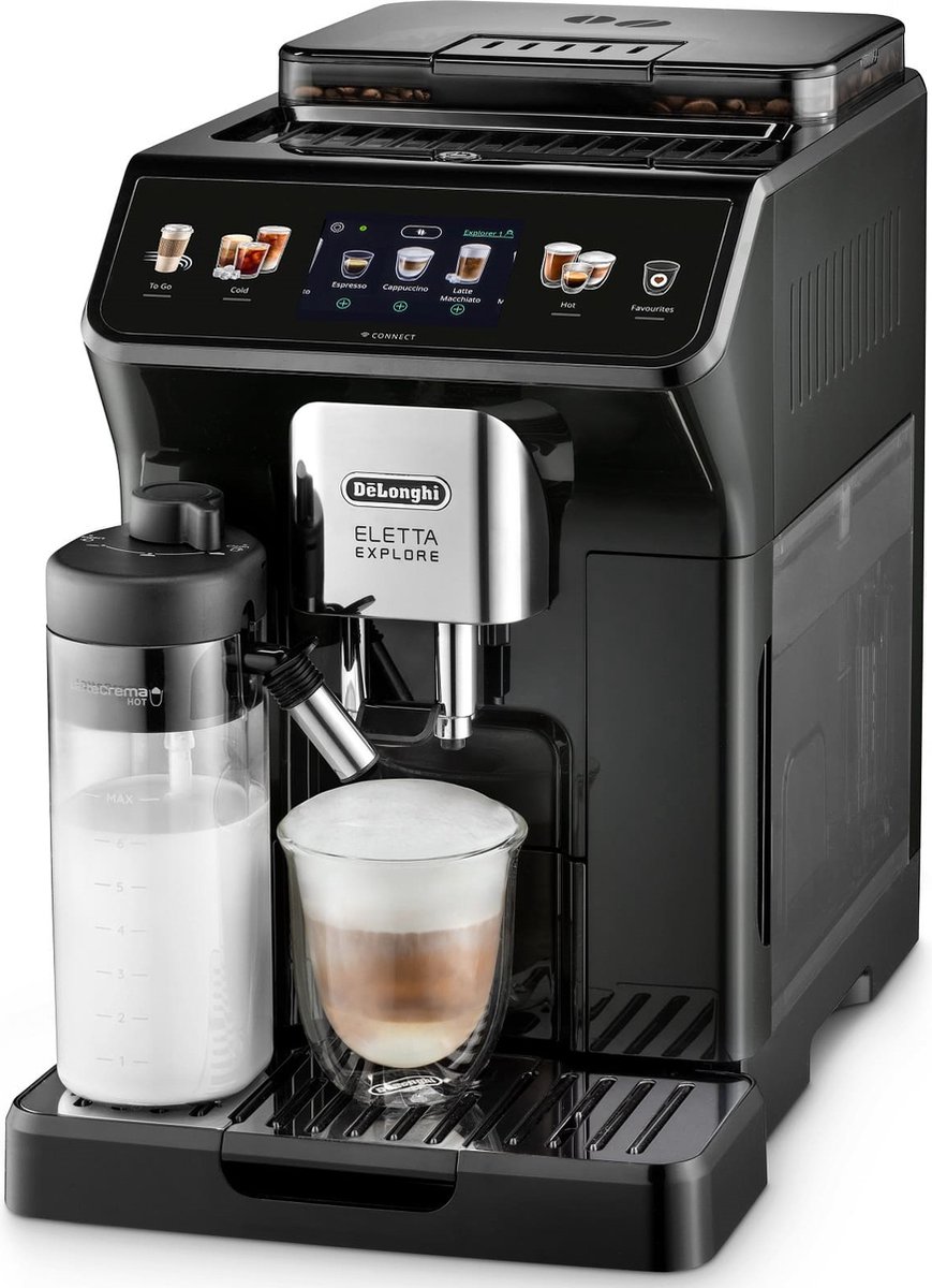 De'Longhi Eletta Explore Volautomaat Espressomachine Zwart