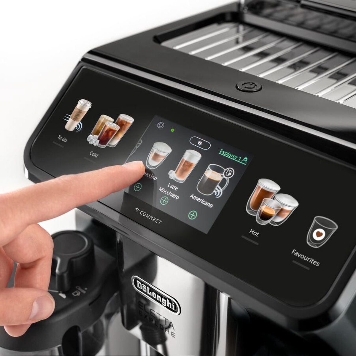 De'Longhi Eletta Explore Volautomaat Espressomachine Zwart