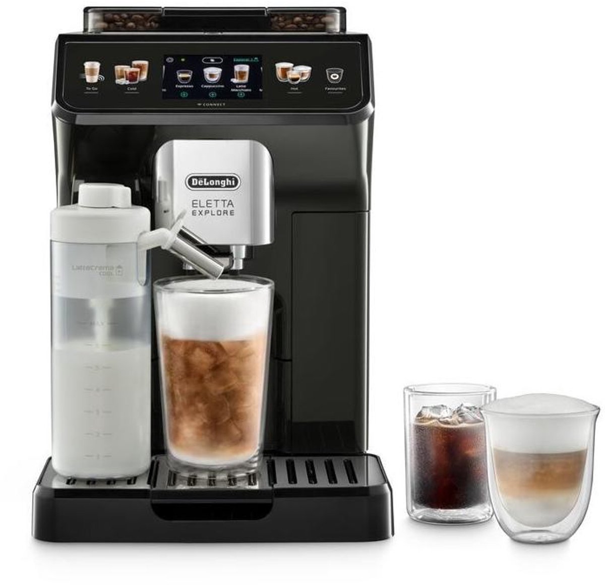 De'Longhi Eletta Explore Volautomaat Espressomachine Zwart