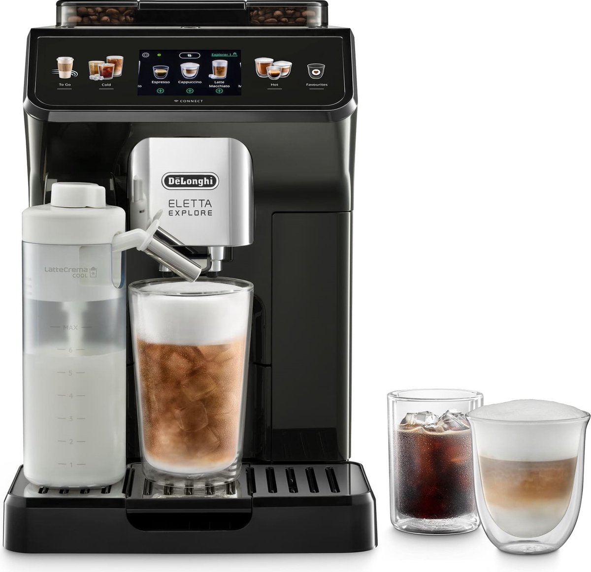 De'Longhi Eletta Explore Volautomaat Espressomachine Zwart