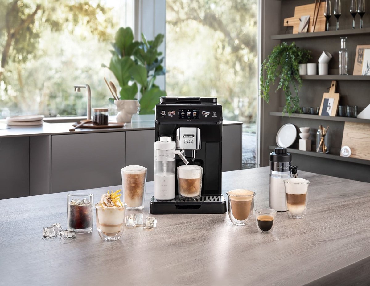 De'Longhi Eletta Explore Volautomaat Espressomachine Zwart