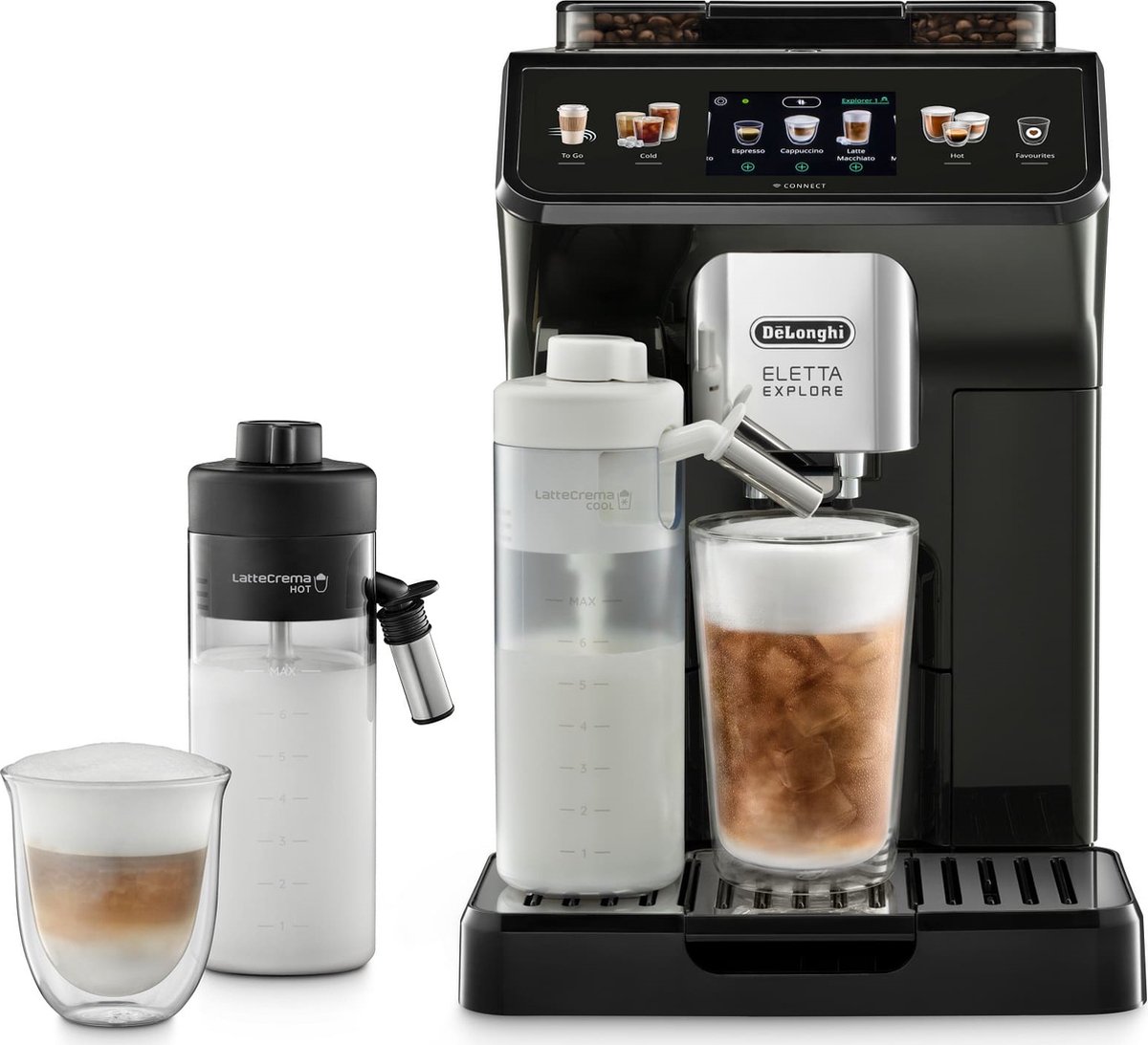 De'Longhi Eletta Explore Volautomaat Espressomachine Zwart