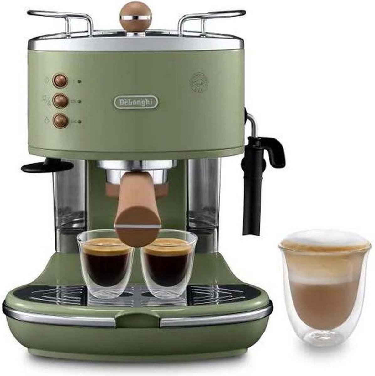 De'Longhi Icona Vintage ECOV 311.GR Espressomachine Limegroen