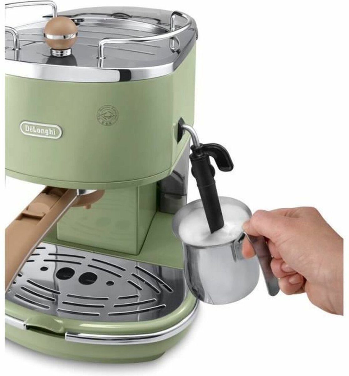 De'Longhi Icona Vintage ECOV 311.GR Espressomachine Limegroen