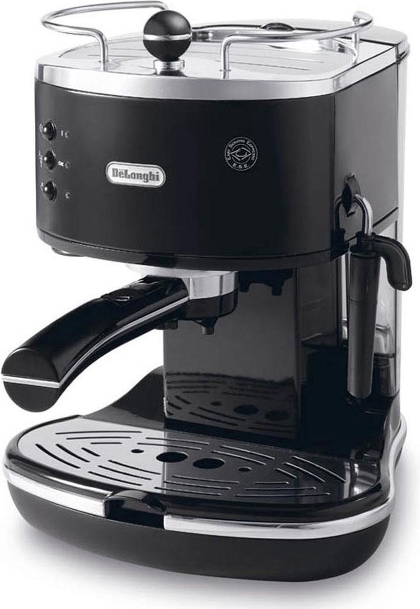 De De'Longhi Icona Vintage ECOV311.BK Espressomachine Zwart in één oogopslag