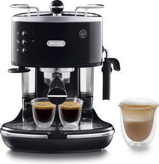 De'Longhi Icona Vintage ECOV311.BK Espressomachine Zwart