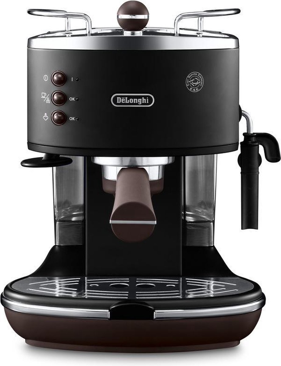 De'Longhi Icona Vintage ECOV311.BK Espressomachine Zwart