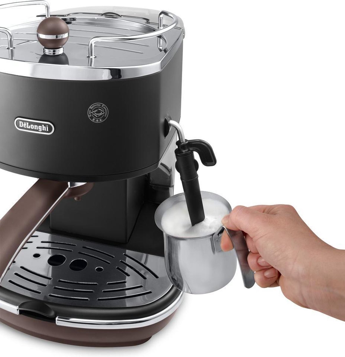 De'Longhi Icona Vintage ECOV311.BK Espressomachine Zwart